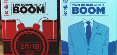 Two rooms and a BOOM (red & blue)