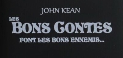 Les bons contes… font les bons ennemis